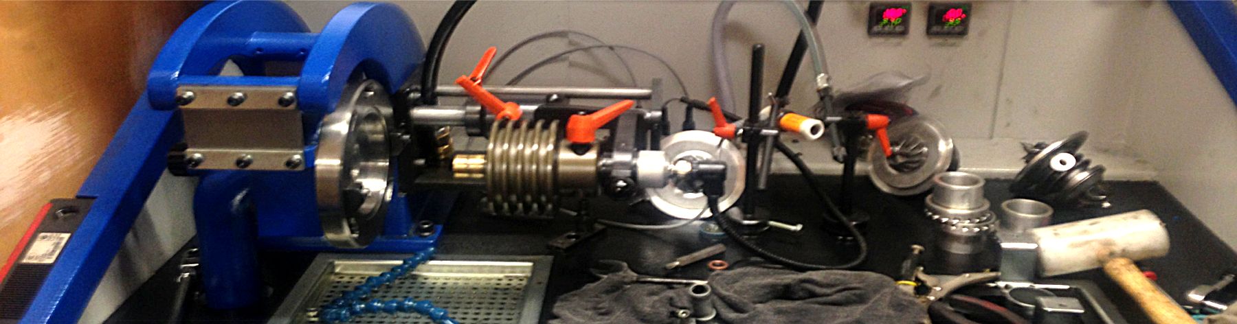 Testing machine for remanufactured alternators and starters by AllStart, Ireland